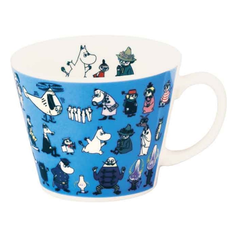 MOOMIN スープマグ/ムーミンオールスターズ(ブルー)